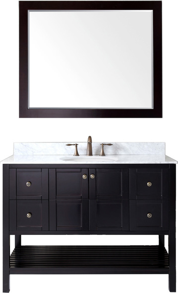 cheap bathroom countertops Virtu Bathroom Vanity Set Dark Transitional