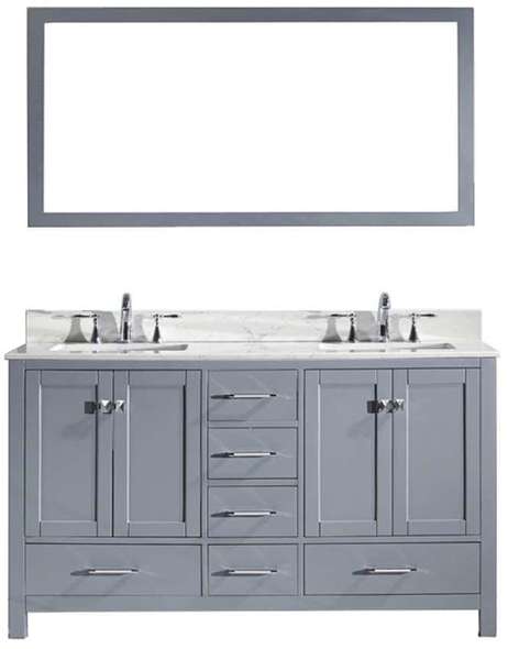 oak sink vanity Virtu Bathroom Vanity Set Medium Transitional