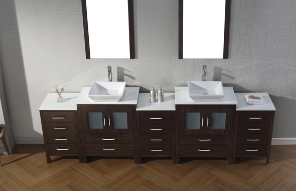60 inch floating bathroom vanity Virtu Bathroom Vanity Set Dark Modern