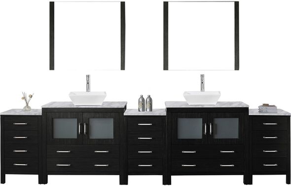 free standing bathroom cabinet under sink Virtu Bathroom Vanity Set Dark Modern