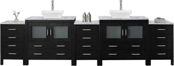 clearance vanity with sink Virtu Bathroom Vanity Set Dark Modern