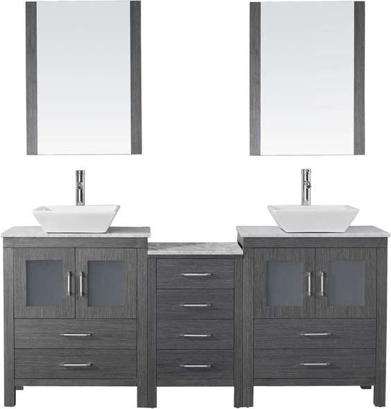 quality bathroom vanities Virtu Bathroom Vanity Set Dark Modern