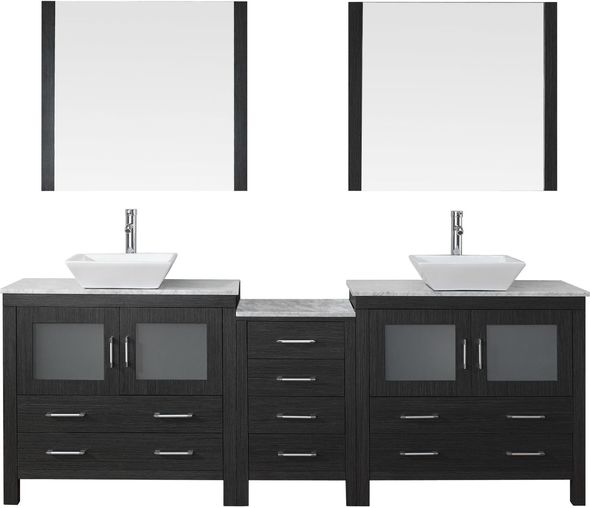 used vanity tops Virtu Bathroom Vanity Set Dark Modern