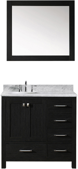 bathroom vanities with sinks included Virtu Bathroom Vanity Set Bathroom Vanities Dark Transitional