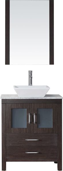 rustic wood bathroom cabinet Virtu Bathroom Vanity Set Dark Modern