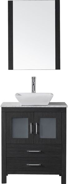 bathroom double sink cabinets Virtu Bathroom Vanity Set Dark Modern