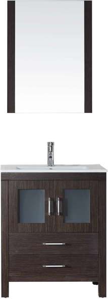 clearance vanities with tops Virtu Bathroom Vanity Set Dark Modern