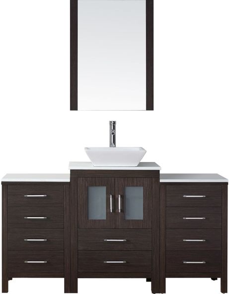30 inch wide vanity Virtu Bathroom Vanity Set Dark Modern