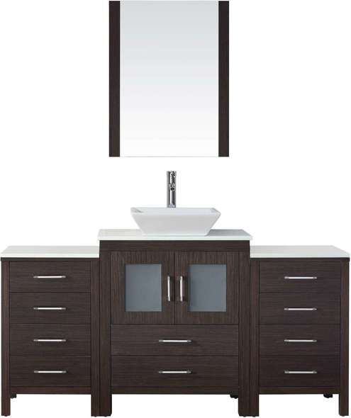 72 inch bathroom vanity clearance Virtu Bathroom Vanity Set Dark Modern