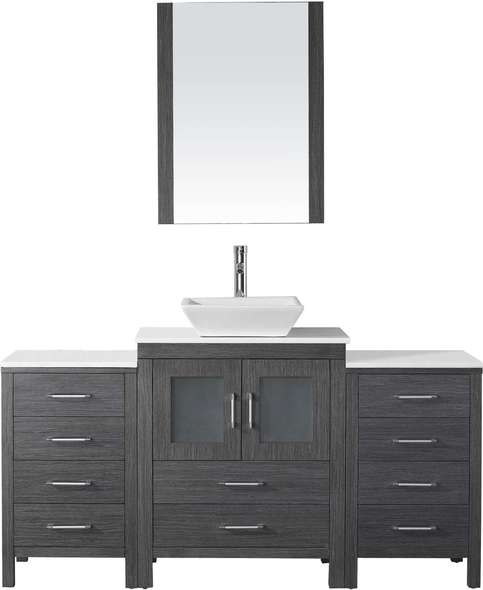 60 inch vanity countertop Virtu Bathroom Vanity Set Dark Modern