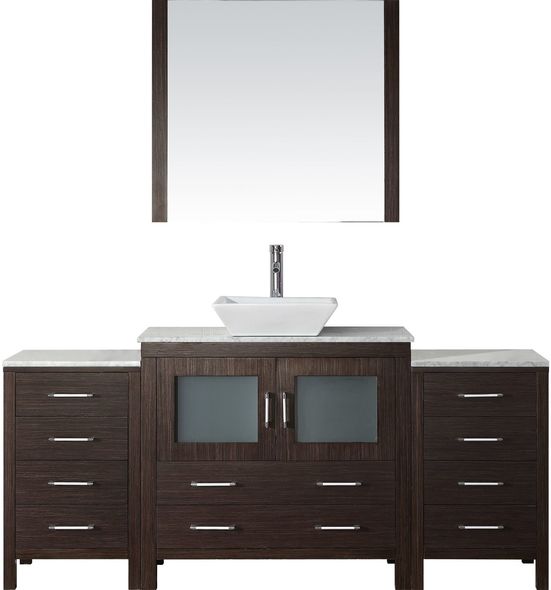 60 inch vanity cabinet Virtu Bathroom Vanity Set Dark Modern