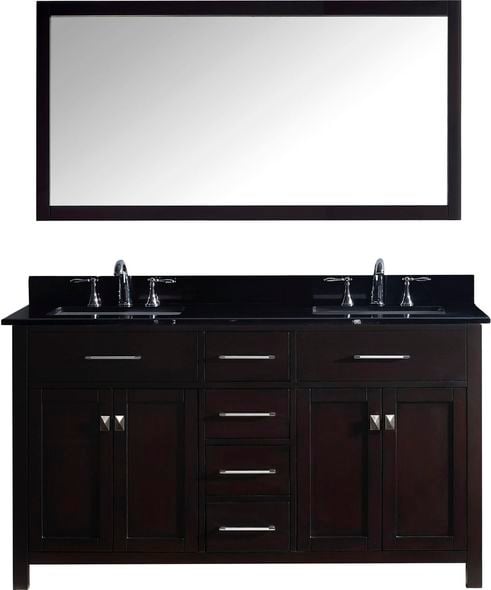 bathroom top cabinets Virtu Bathroom Vanity Set Dark Transitional