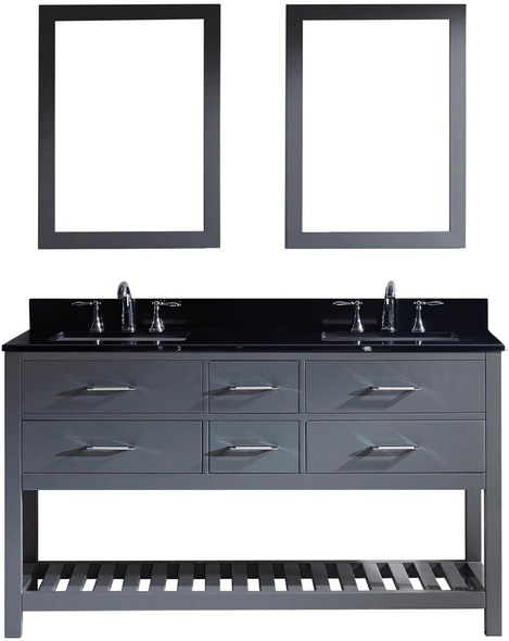 counter top basin design Virtu Bathroom Vanity Set Medium Transitional