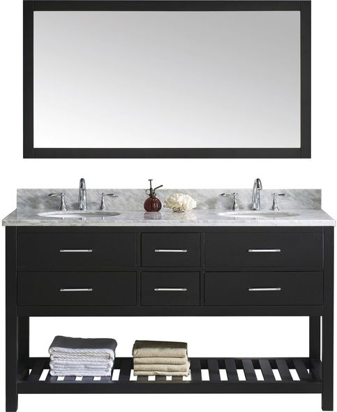 small vanity unit Virtu Bathroom Vanity Set Dark Transitional