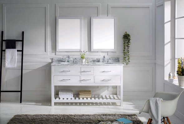 bathroom vanities that look like antique furniture Virtu Bathroom Vanity Set Light Transitional