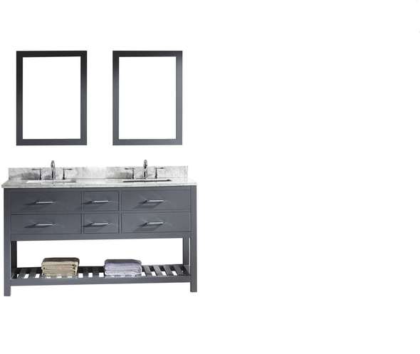 bathroom cabinet around sink Virtu Bathroom Vanity Set Medium Transitional
