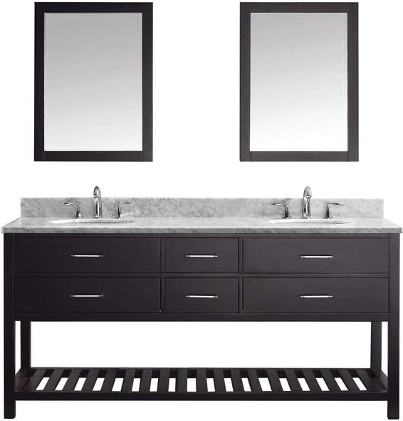 60 inch bathroom countertop Virtu Bathroom Vanity Set Dark Transitional