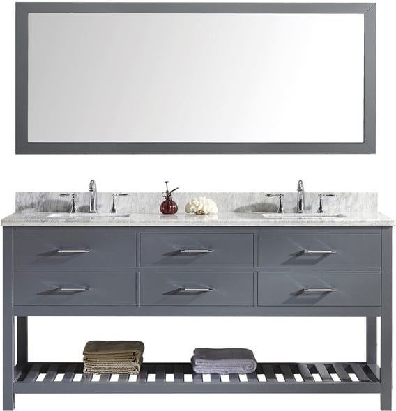 small vanity cabinet Virtu Bathroom Vanity Set Medium Transitional