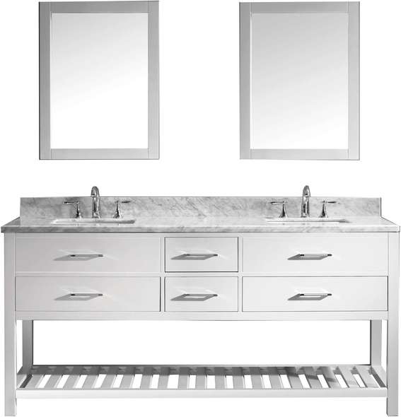 large vanity unit with basin Virtu Bathroom Vanity Set Light Transitional