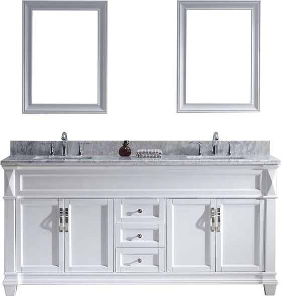 pre made bathroom cabinets Virtu Bathroom Vanity Set Light Transitional
