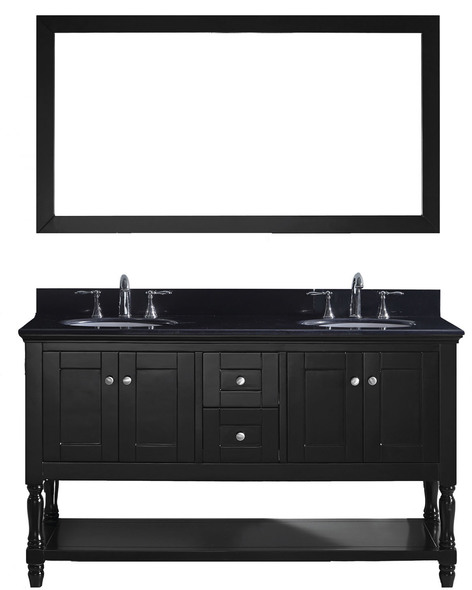 70 inch bathroom vanity with top Virtu Bathroom Vanity Set Dark Transitional