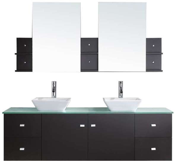 bathroom cabinets prices Virtu Bathroom Vanity Set Dark Modern