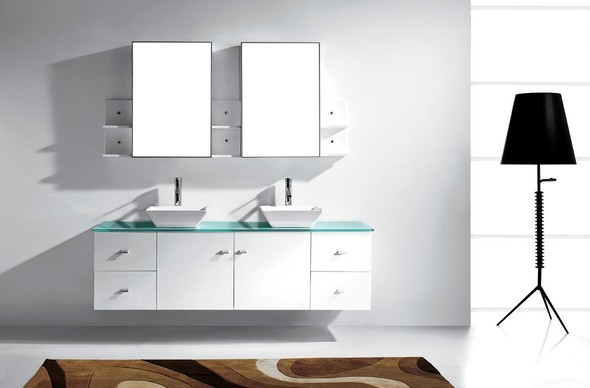 60 inch single sink bathroom vanity Virtu Bathroom Vanity Set Light Modern