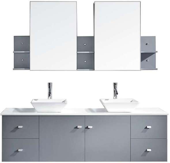 60 vanity base Virtu Bathroom Vanity Set Medium Modern
