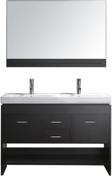 quality vanities Virtu Bathroom Vanity Set Dark Modern