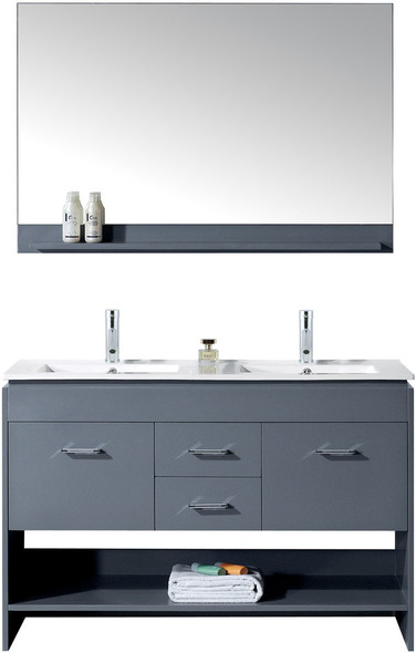 top can vanity Virtu Bathroom Vanity Set Medium Modern