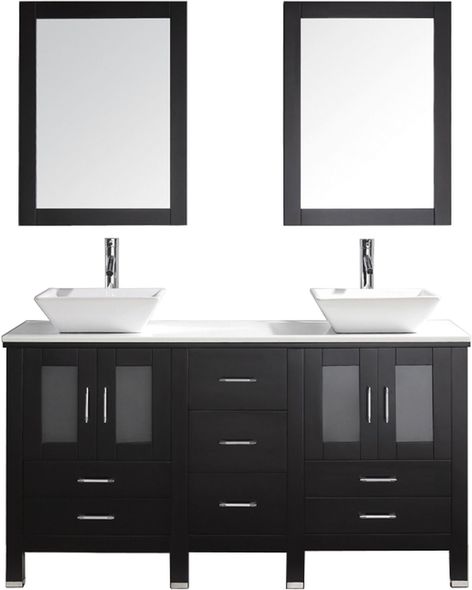 single sink bathroom vanity 30 inch Virtu Bathroom Vanity Set Bathroom Vanities Dark Modern
