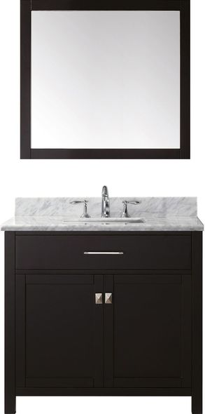 small single bathroom vanity Virtu Bathroom Vanity Set Dark Transitional