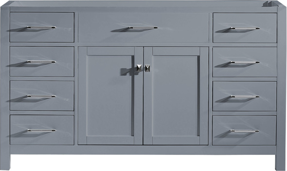 dark grey bathroom cabinets Virtu Bathroom Vanity Cabinet Medium Transitional