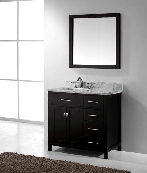 60 bathroom vanity double sink Virtu Bathroom Vanity Set Dark Transitional