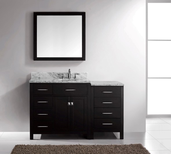 small black bathroom vanity Virtu Bathroom Vanity Set Dark Transitional