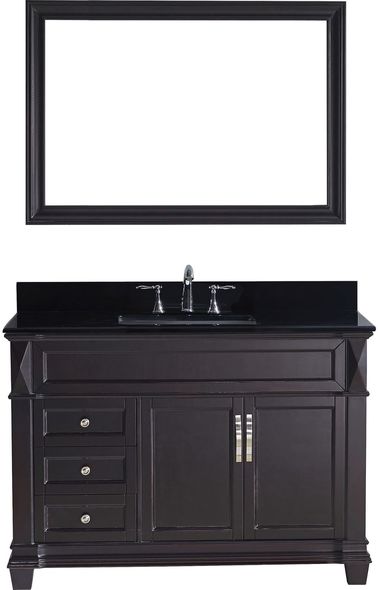 60 inch vanity cabinet Virtu Bathroom Vanity Set Dark Transitional