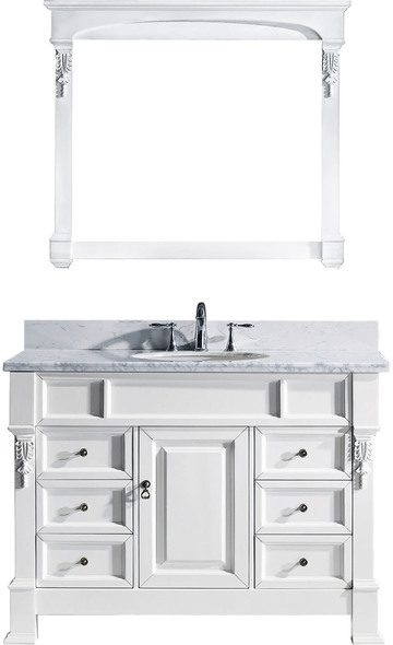 72 inch double sink vanity with top Virtu Bathroom Vanity Set Light Transitional