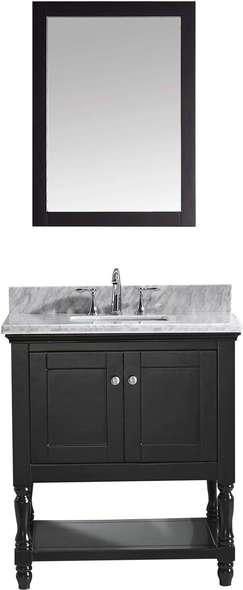 40 inch bathroom cabinet Virtu Bathroom Vanity Set Dark Transitional