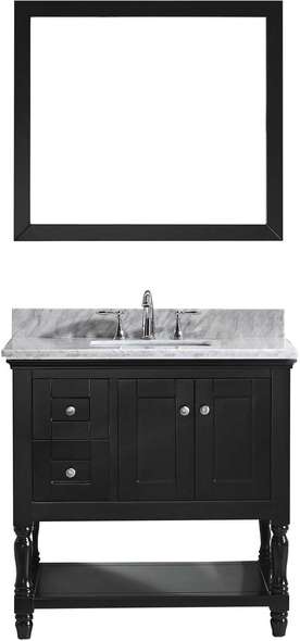 classic vanity unit Virtu Bathroom Vanity Set Dark Transitional