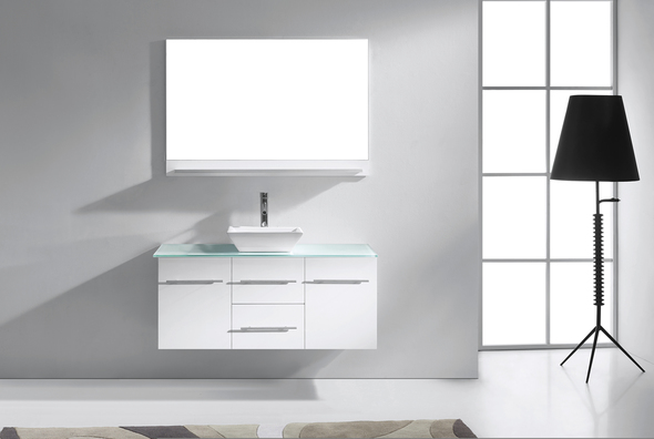 vanity unit basin only Virtu Bathroom Vanity Set Light Modern
