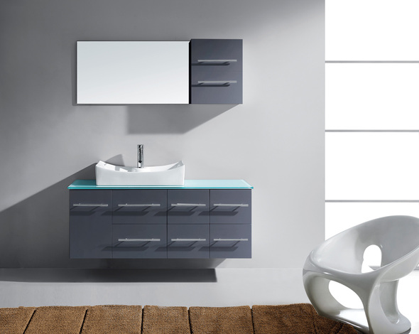 70 vanity top Virtu Bathroom Vanity Set Medium Modern