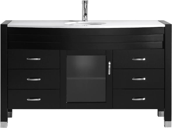 basin cabinet price Virtu Bathroom Vanity Set Dark Modern