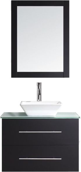 free bathroom vanity Virtu Bathroom Vanity Set Dark Modern