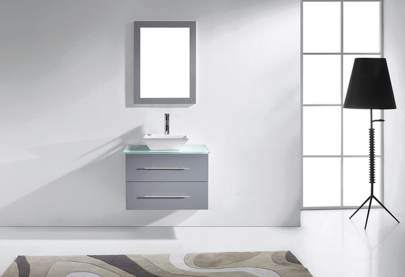 twin sink vanity unit Virtu Bathroom Vanity Set Medium Modern