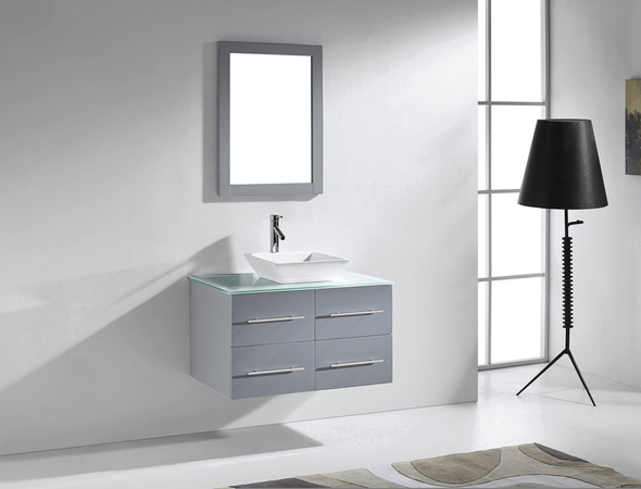 best wood for bathroom cabinets Virtu Bathroom Vanity Set Medium Modern