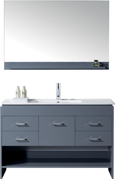 sink and cabinet for small bathroom Virtu Bathroom Vanity Set Medium Modern