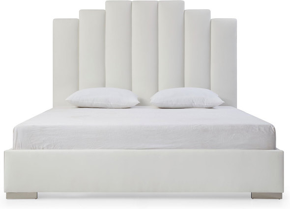 low profile platform bed queen WhiteLine Bedroom