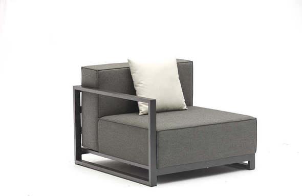 small modern chaise lounge WhiteLine Patio