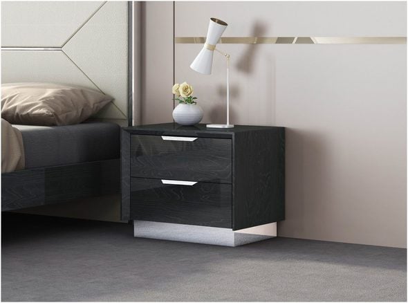 contemporary furniture design WhiteLine Bedroom Night Stands