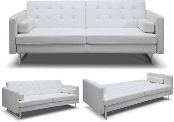 leather sectional couch WhiteLine Living